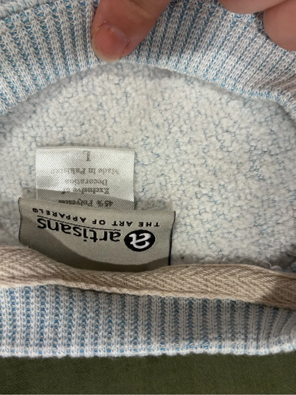 Artisan Light Blue Crewneck with Script Logo